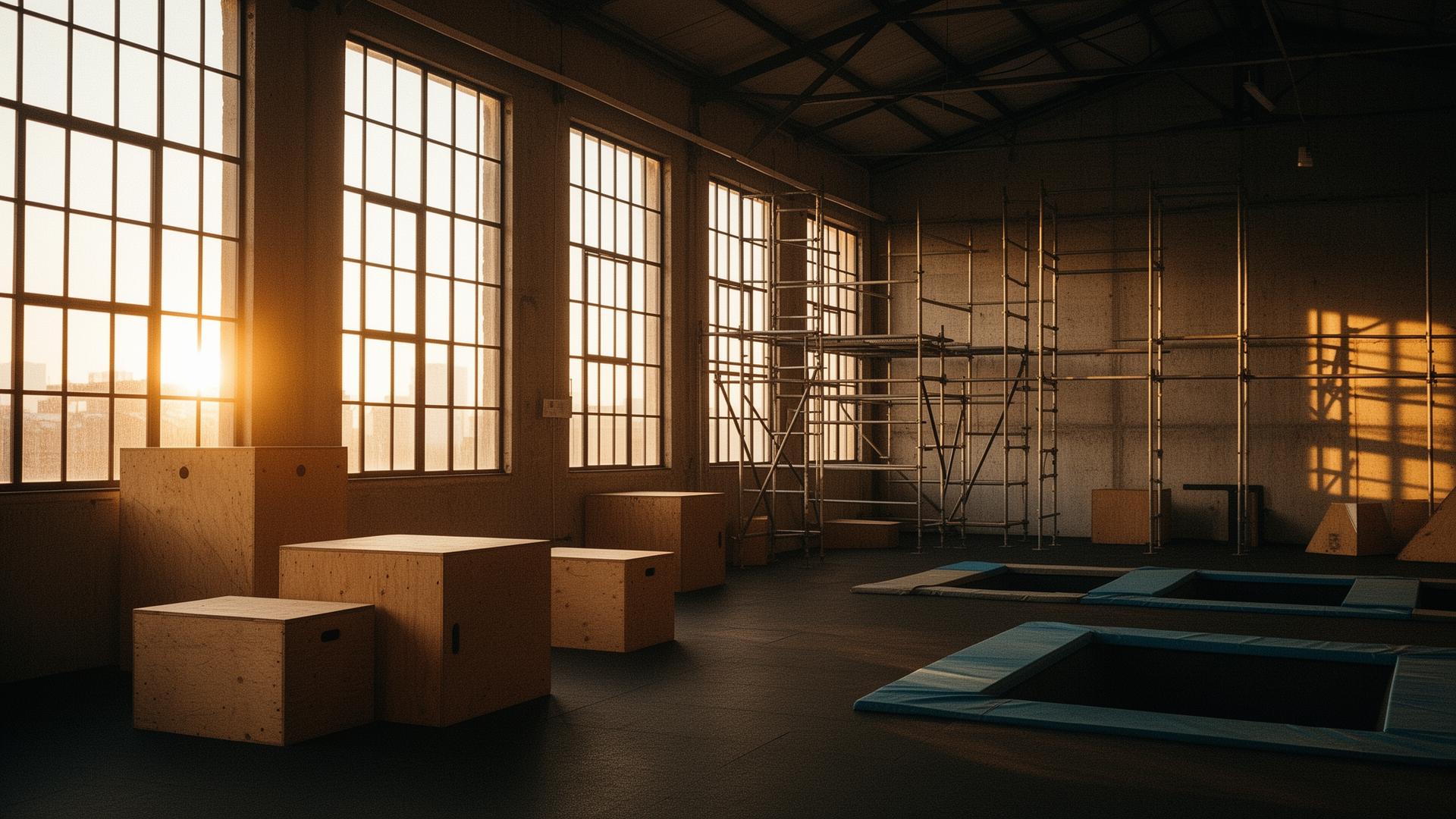 Swift Movement Studio training floor in Cincinnati, Ohio